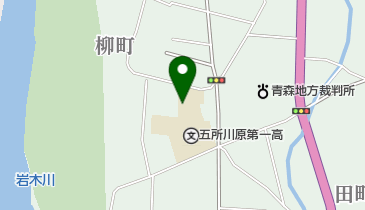 五所川原第一高等学校 柔剣道場の地図画像