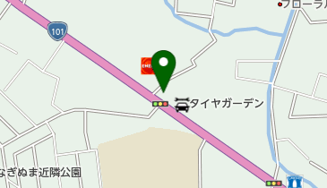 京美容室の地図画像