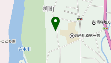 一戸クリーニング店の地図画像