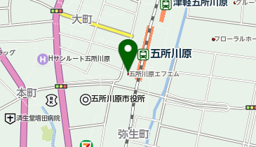 青森県信用保証協会五所川原支所の地図画像