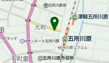 五所川原法人会の地図画像