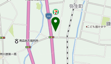 ほかほか弁当鎌谷店の地図画像