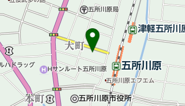ジブラルタ生命保険株式会社 青森支社五所川原営業所の地図画像