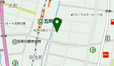 五所川原市役所 教育支援センターの地図画像