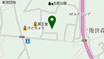 五所川原市地域福祉センターの地図画像