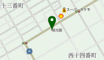 陽光園の地図画像