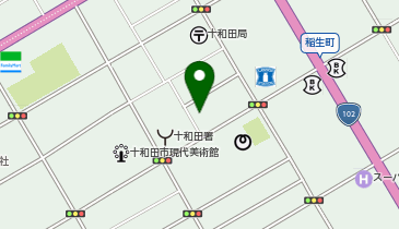 青森県信用保証協会十和田支所の地図画像