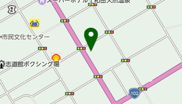 大久保精肉店の地図画像