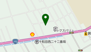四橋接骨院の地図画像