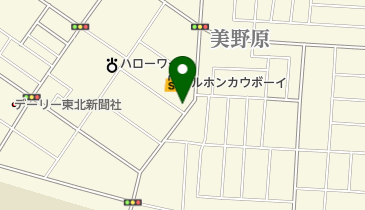 Bバリークリーニング店の地図画像