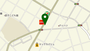 大町薬店美顔エステの地図画像