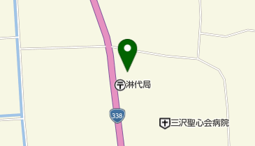 淋代自動車鈑金塗装工場の地図画像