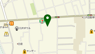 北大三沢店の地図画像