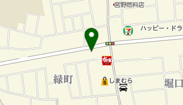 弐萬圓堂三沢堀口店の地図画像