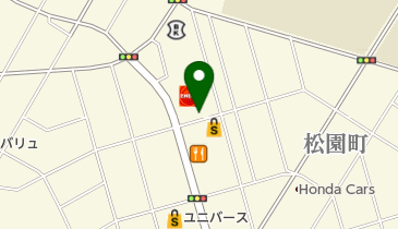 炙庵・秋の地図画像