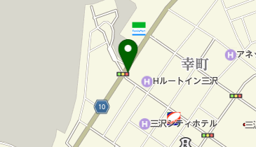 中央理容院の地図画像