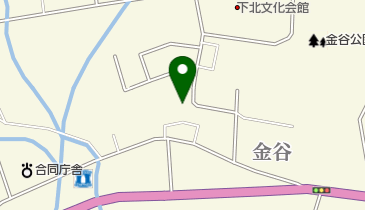 下北地方森林組合の地図画像