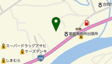 青森県職員労組下北支部の地図画像