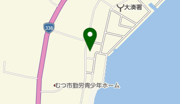 富士通特機システム株式会社むつ分室の地図画像