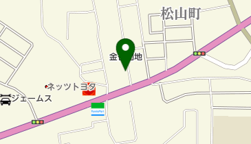 ヘアサロンフクシマの地図画像