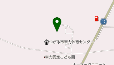 つがる市立 車力学校給食センターの地図画像