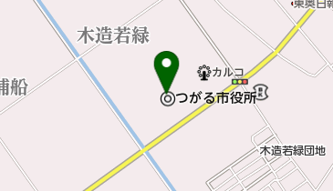 木造町職員労働組合の地図画像