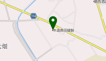株式会社木造奥田縫製の地図画像