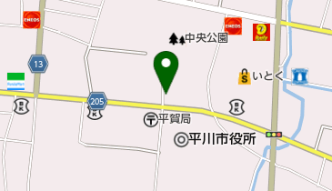 株式会社鹿内電機商会平賀店の地図画像