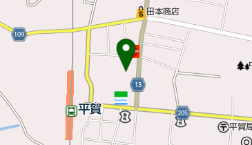 フリージア洋裁店の地図画像