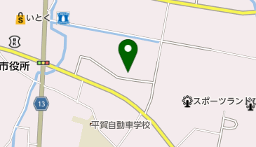 ヘアーサロンラッキーの地図画像