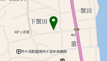 蟹田鉄工所工場の地図画像