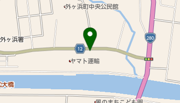 永江食堂の地図画像