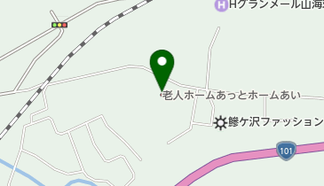 あいデイサービスの地図画像