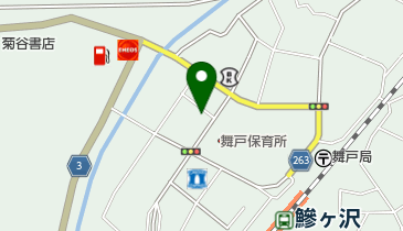 メガネの菊屋鯵ヶ沢店の地図画像