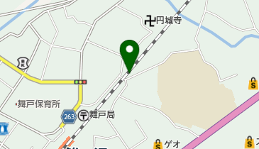 番場食堂の地図画像