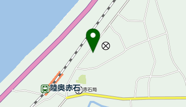 鯵ヶ沢町役場 赤石公民館の地図画像