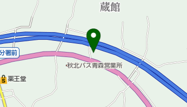 原子農園りんご直売所の地図画像