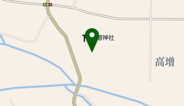 高増神社の地図画像