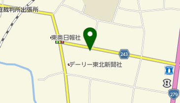 有限会社野辺地ガラスの地図画像