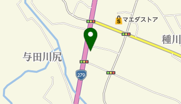 久保田衣料店の地図画像