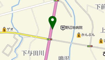 かわばたクリーニング店の地図画像