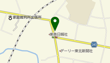 ヘアーサロンクマガイの地図画像