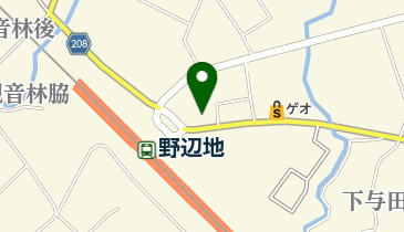 御食事処おくでらの地図画像