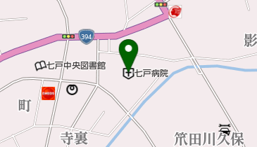 公立七戸在宅介護支援センターの地図画像