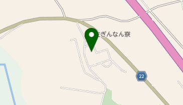 ぎんなん寮喫茶ハンズの地図画像