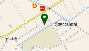 上北町商工会の地図画像