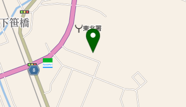 東北建設株式会社の地図画像