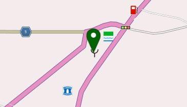 六ヶ所村消防団 平沼消防屯所の地図画像