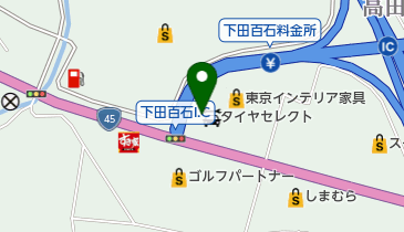 プラージュ理容青森下田店の地図画像