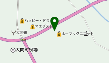 大間車体の地図画像
